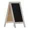 Flash Furniture Weathered Wood A-Frame Magnetic Chalkboard Set HGWA-GDI-CRE8-654315-GG - alternate 2